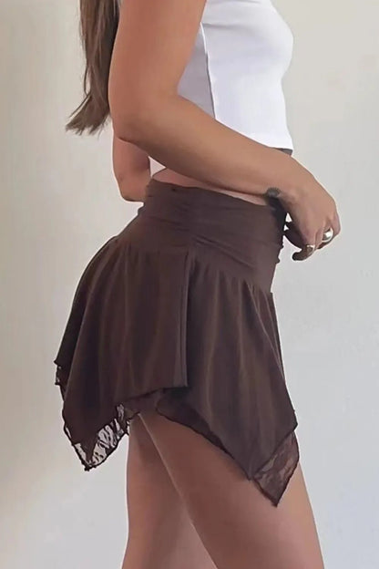 Lace Mini Skirt - adritiX