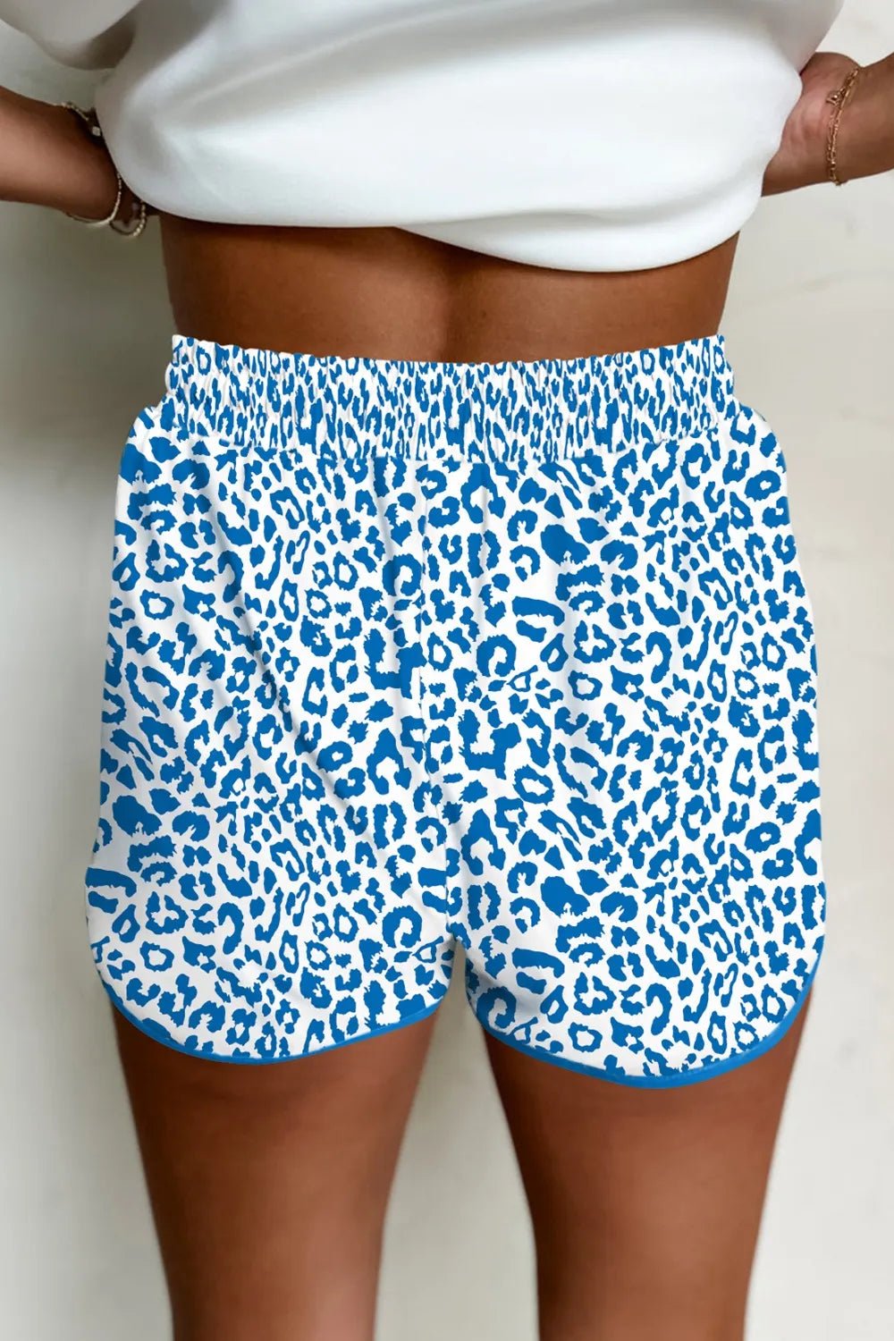 Leopard Drawstring Shorts - adritiX