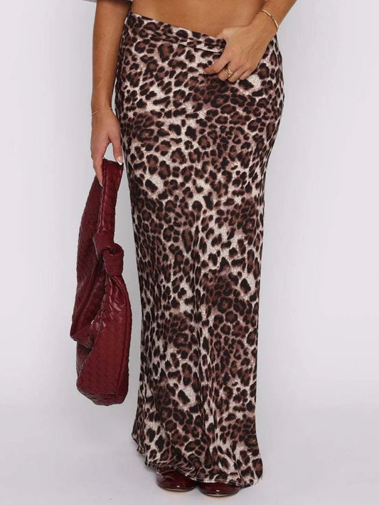 Leopard Maxi Skirt - adritiX