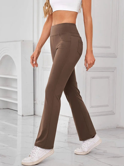 Lovelet High Waist Active Pants with Pockets - adritiX