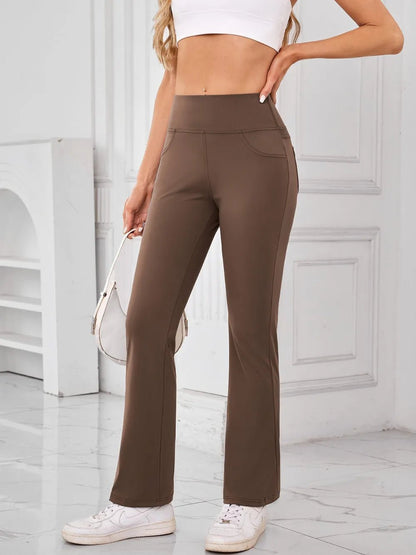 Lovelet High Waist Active Pants with Pockets - adritiX