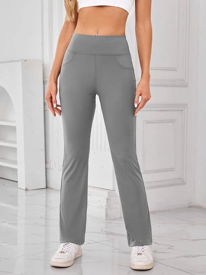 Lovelet High Waist Active Pants with Pockets - adritiX