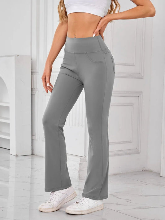 Lovelet High Waist Active Pants with Pockets - adritiX