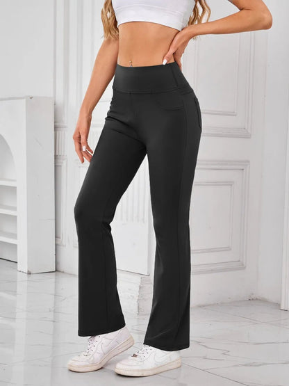 Lovelet High Waist Active Pants with Pockets - adritiX