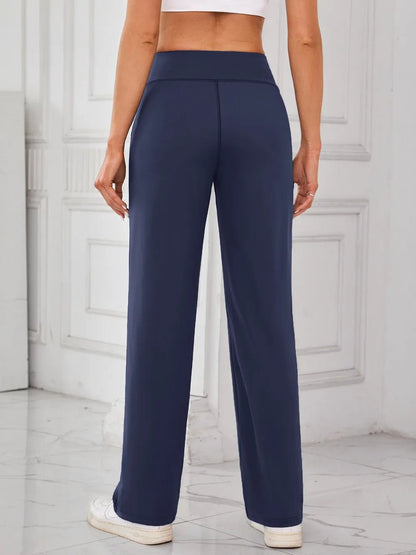 Lovelet High Waist Active Pants with Pockets - Comfort & Style for Every Move - adritiX