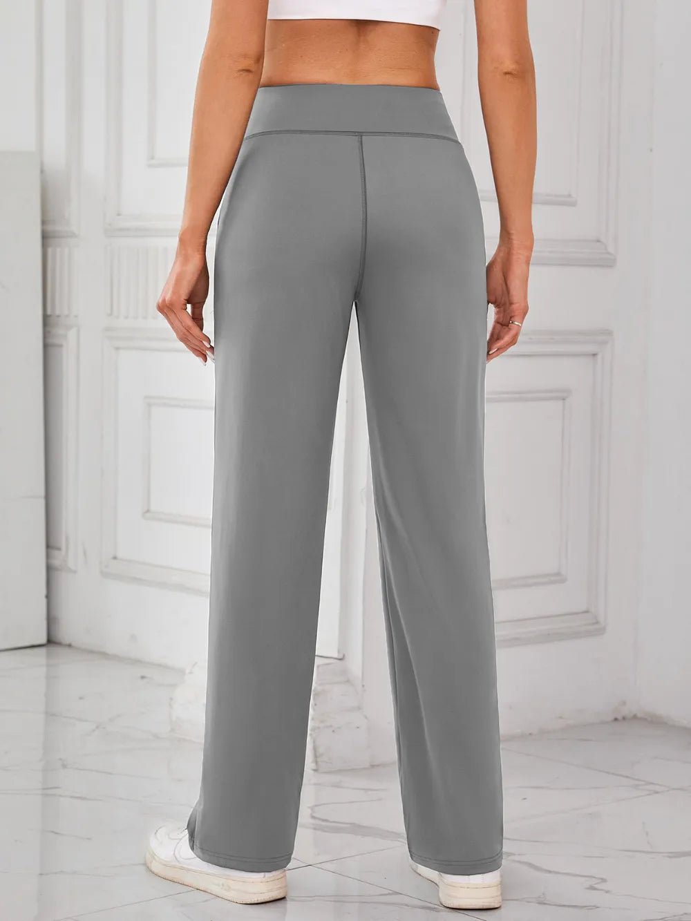 Lovelet High Waist Active Pants with Pockets - Comfort & Style for Every Move - adritiX