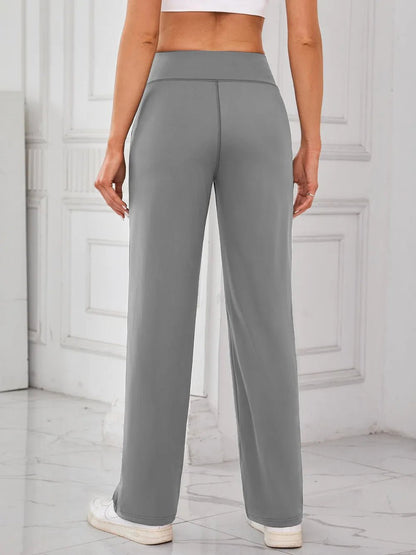 Lovelet High Waist Active Pants with Pockets - Comfort & Style for Every Move - adritiX