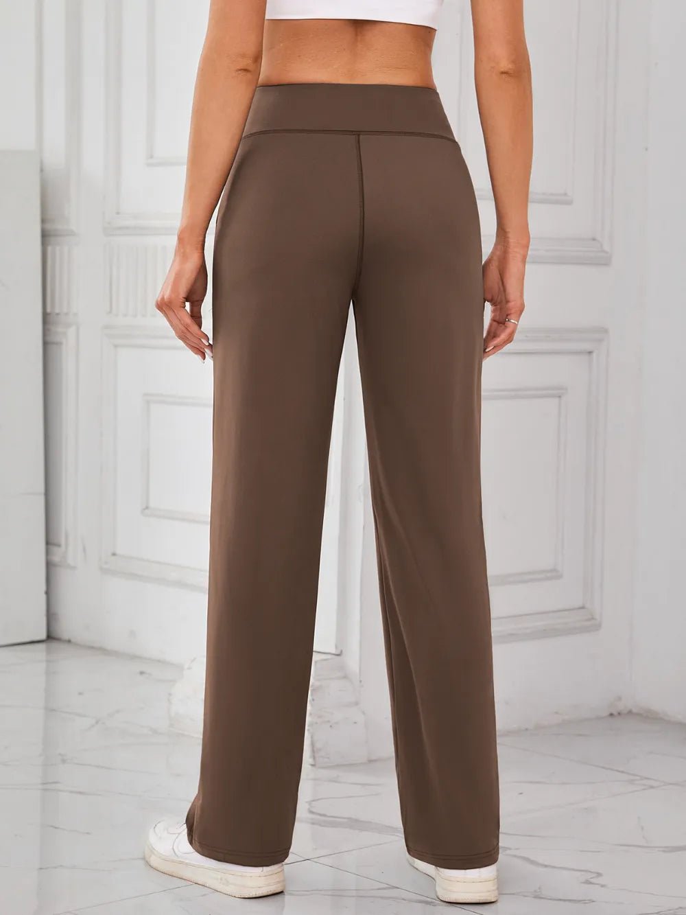 Lovelet High Waist Active Pants with Pockets - Comfort & Style for Every Move - adritiX