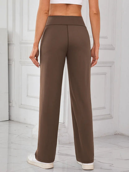 Lovelet High Waist Active Pants with Pockets - Comfort & Style for Every Move - adritiX