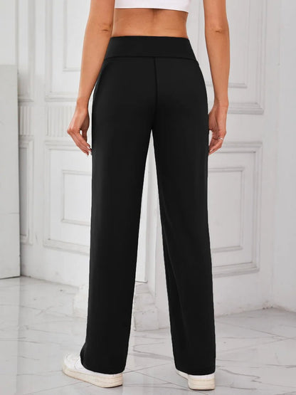 Lovelet High Waist Active Pants with Pockets - Comfort & Style for Every Move - adritiX