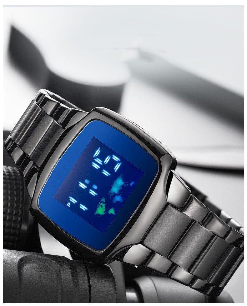 Men's Outdoor Sports Steel Band Watch - adritiX