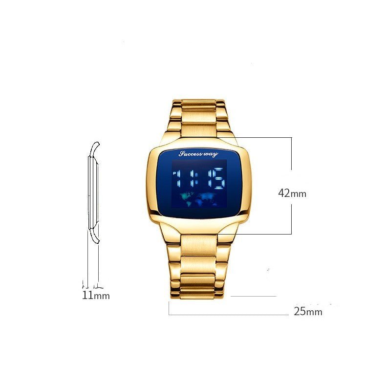 Men's Outdoor Sports Steel Band Watch - adritiX