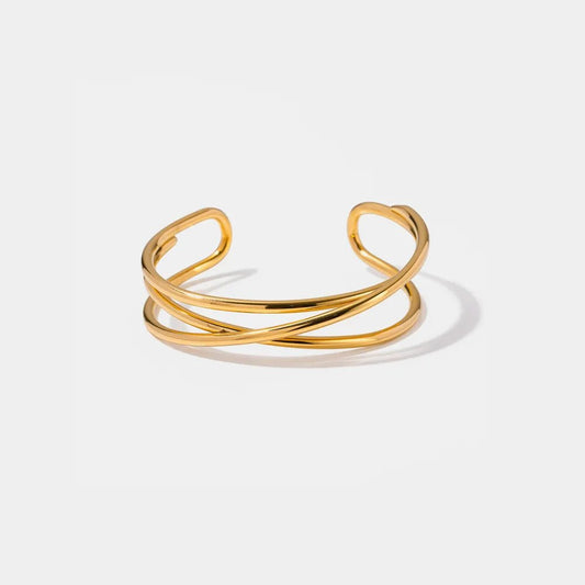Minimalist Stainless Steel Cuff Bracelet - adritiX
