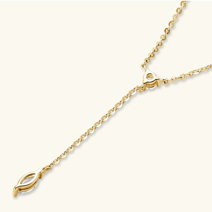 Moissanite 925 Sterling Silver Necklace - adritiX