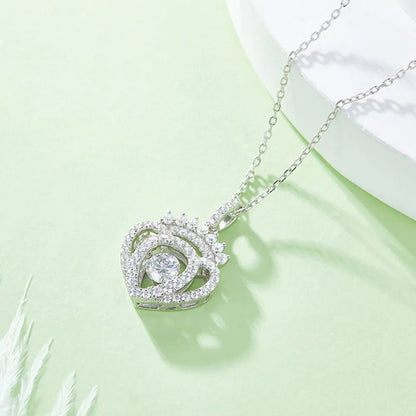 Moissanite 925 Sterling Silver Necklace - adritiX