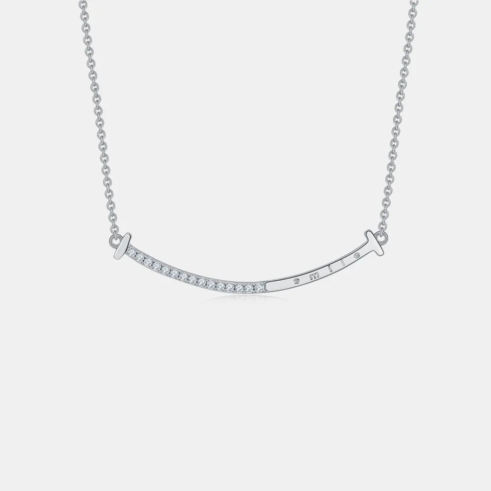 Moissanite 925 Sterling Silver Necklace - adritiX