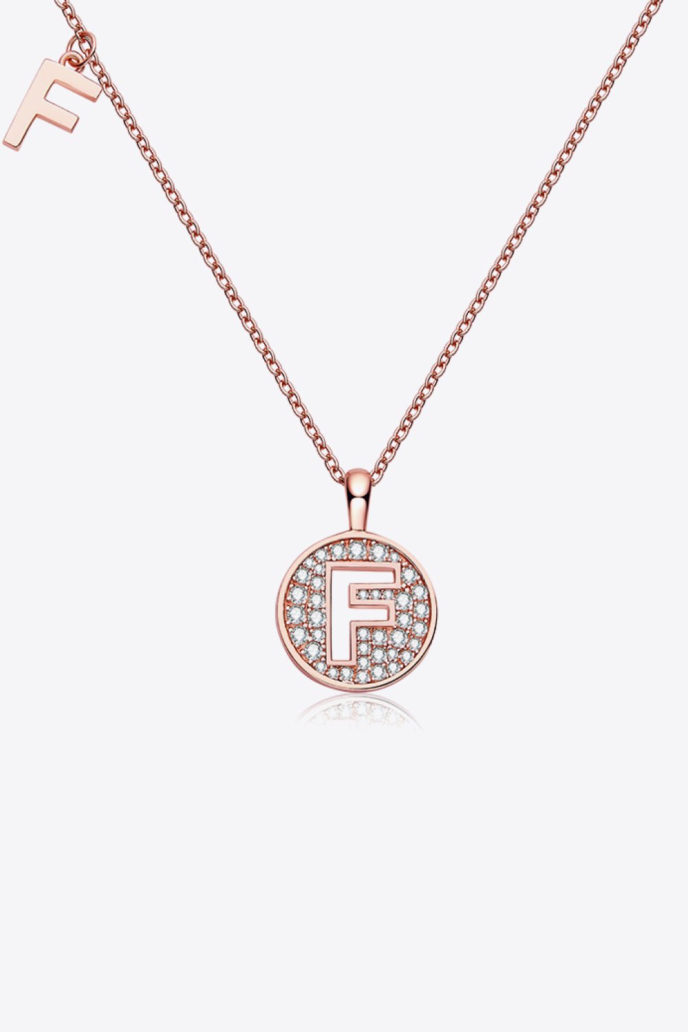 Moissanite A to J Pendant Necklace - adritiX