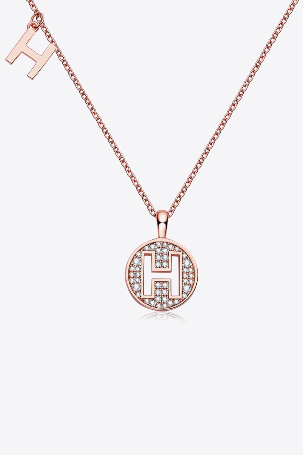 Moissanite A to J Pendant Necklace - adritiX
