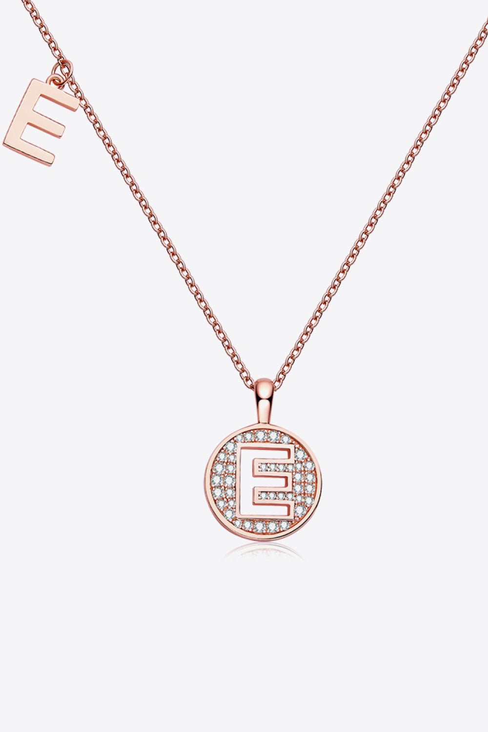 Moissanite A to J Pendant Necklace - adritiX