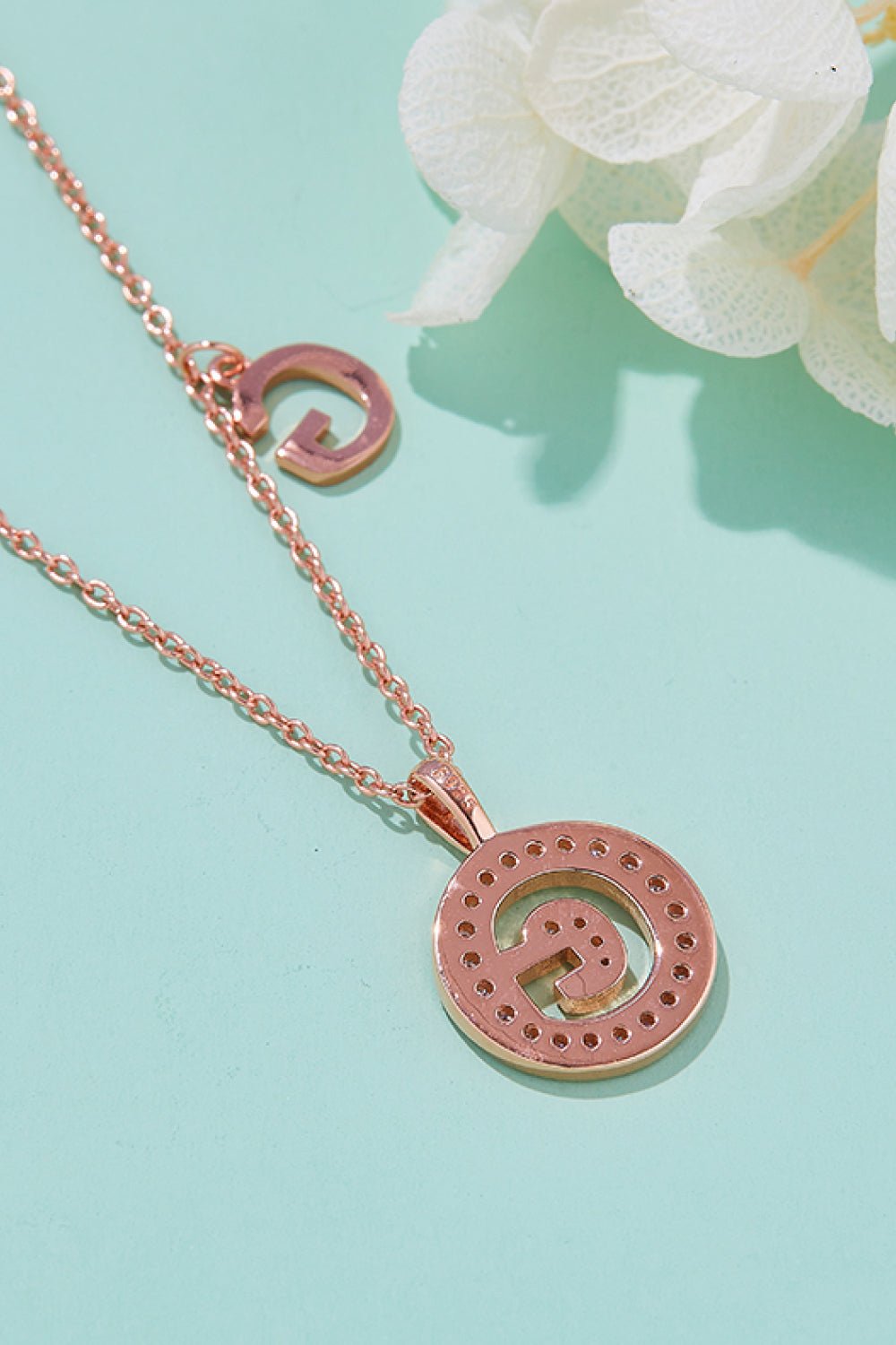 Moissanite A to J Pendant Necklace - adritiX