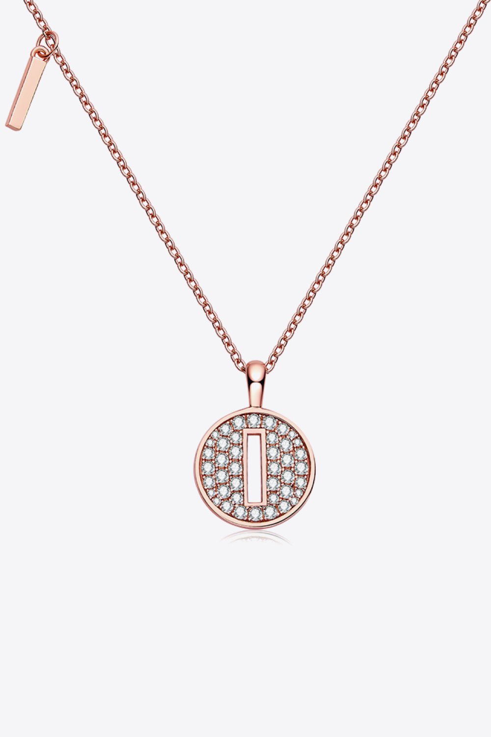 Moissanite A to J Pendant Necklace - adritiX