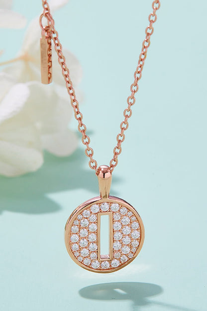 Moissanite A to J Pendant Necklace - adritiX