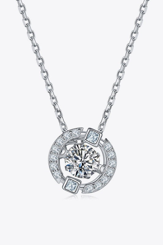 Moissanite Pendant Chain - Link Necklace - adritiX
