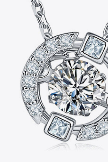 Moissanite Pendant Chain - Link Necklace - adritiX