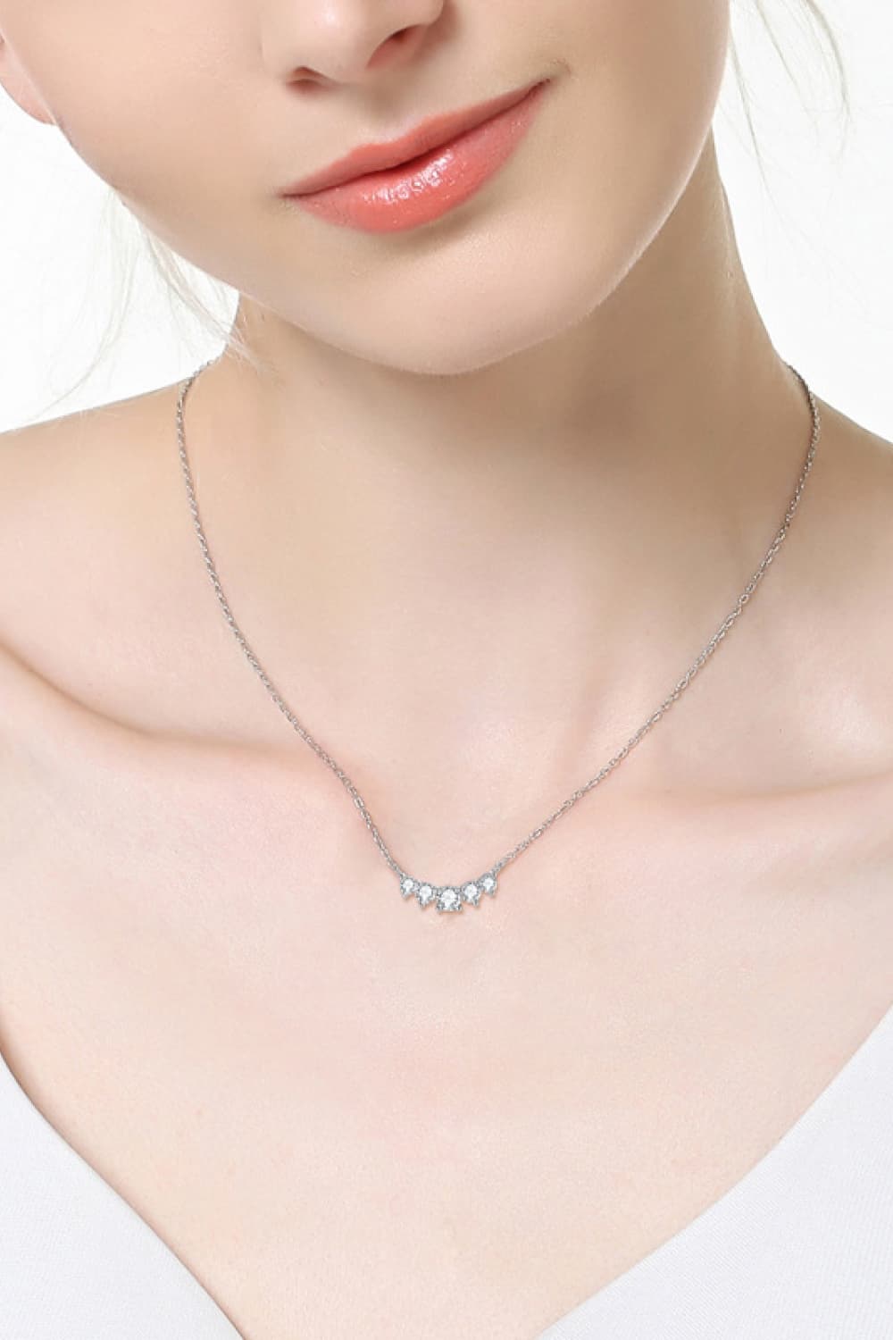 Moissanite Pendant Necklace - adritiX