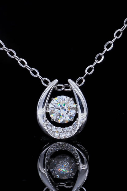 Moissanite Zircon Pendant Necklace - adritiX