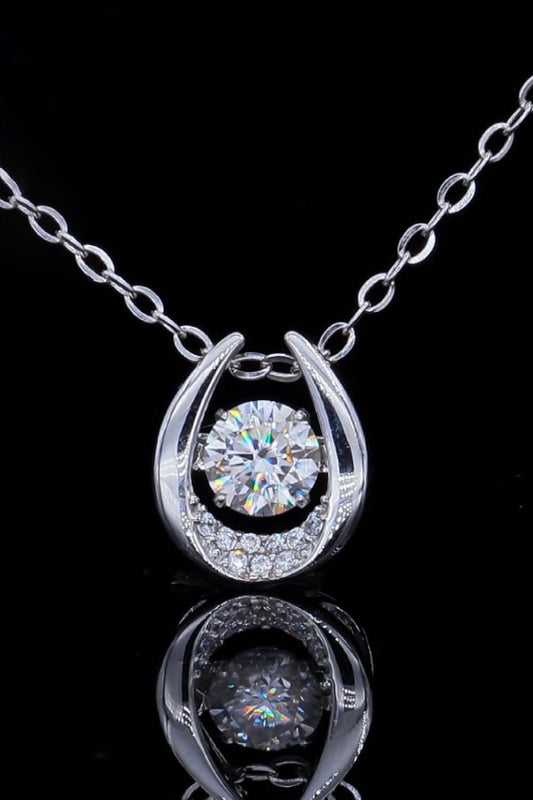 Moissanite Zircon Pendant Necklace - adritiX