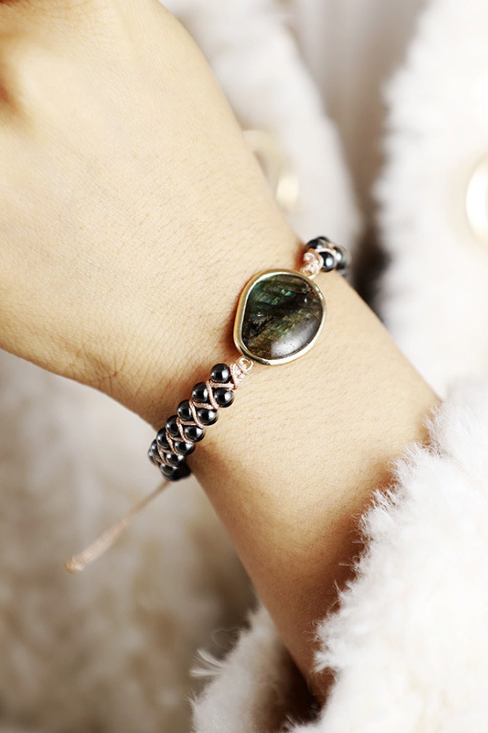 Natural Stone Beaded Bracelet - adritiX