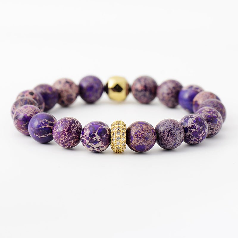 Natural Stone Beaded Bracelet - adritiX