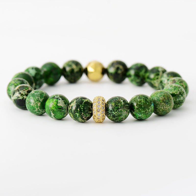 Natural Stone Beaded Bracelet - adritiX