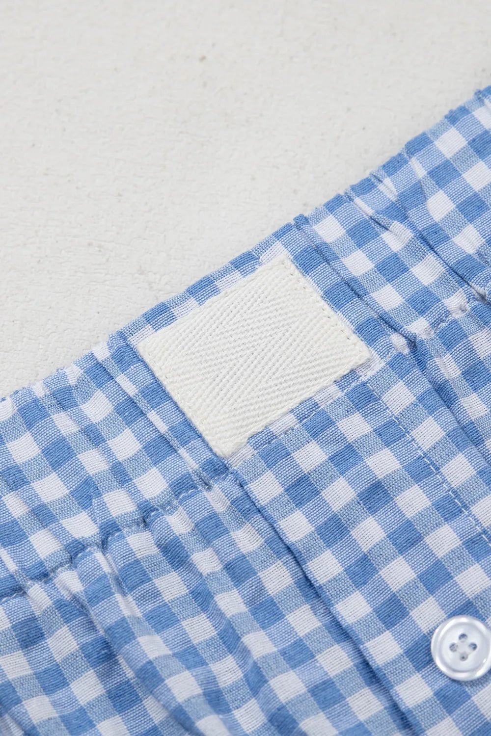 Plaid Gingham High Waist Shorts - adritiX