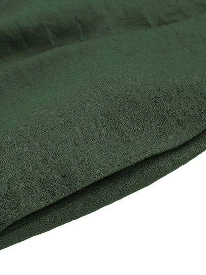 Pleated Detail Shorts with Pockets - adritiX