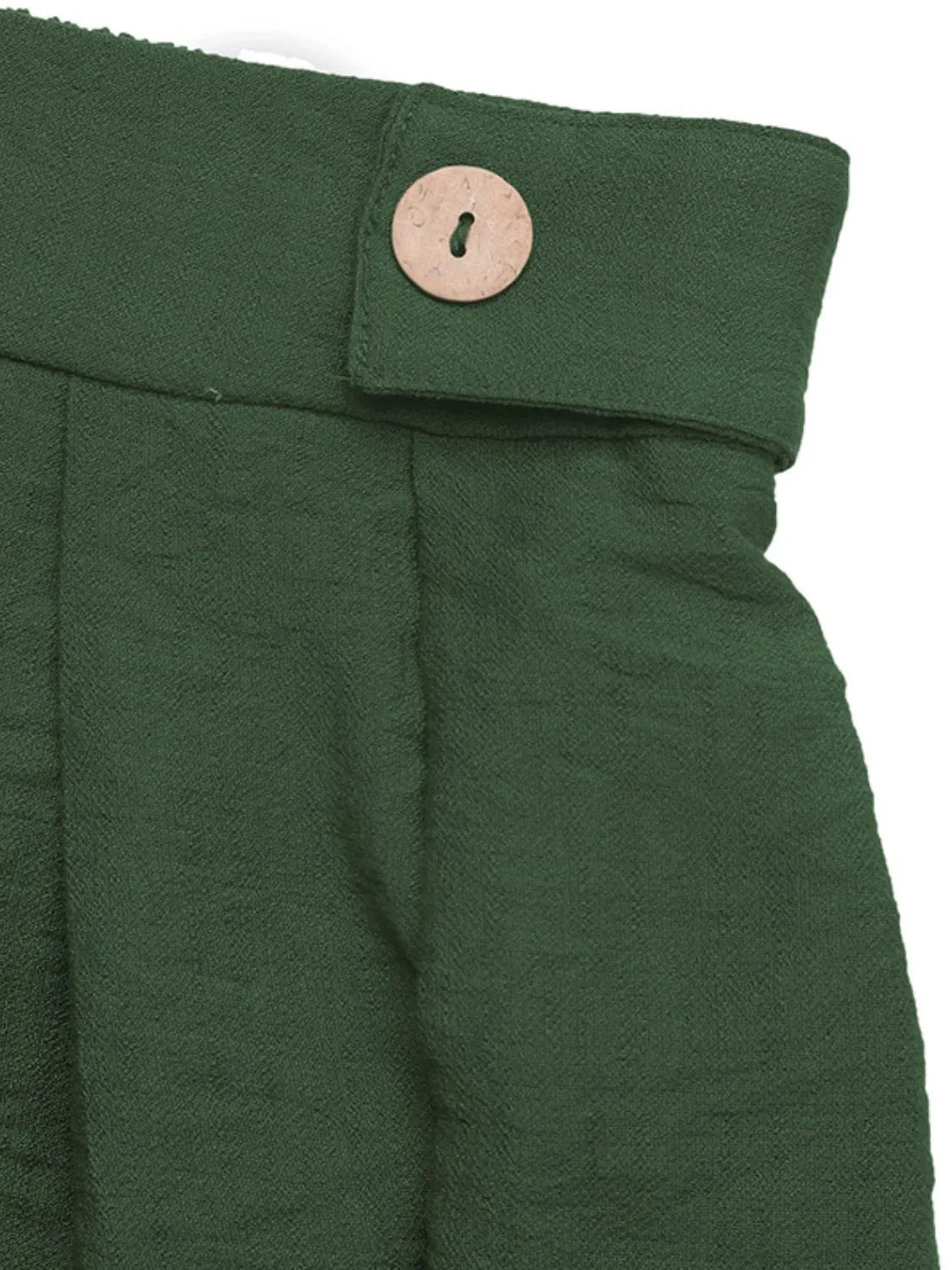 Pleated Detail Shorts with Pockets - adritiX