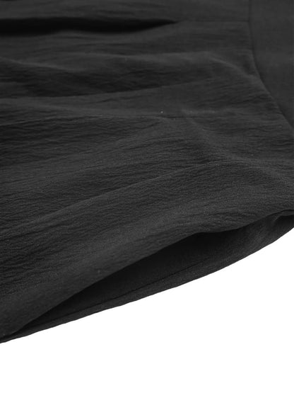 Pleated Shorts with Pockets - adritiX