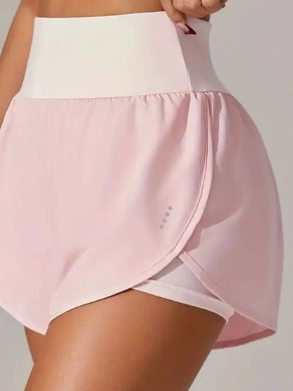 Pocketed High Waist Active Shorts - adritiX