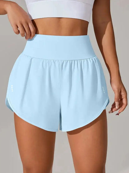 Pocketed High Waist Active Shorts - adritiX