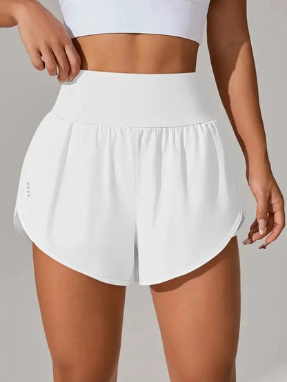 Pocketed High Waist Active Shorts - adritiX