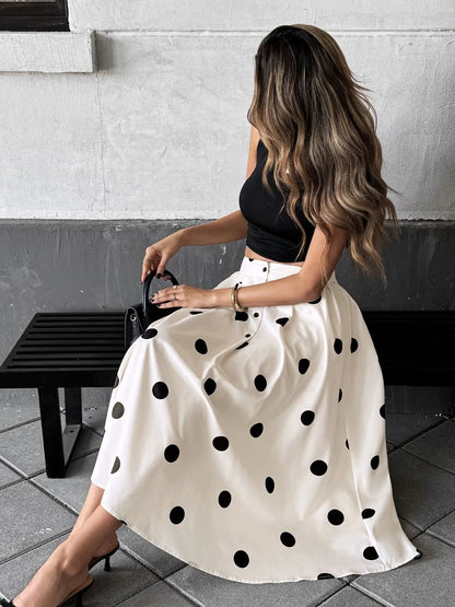 Polka Dot Skirt - adritiX