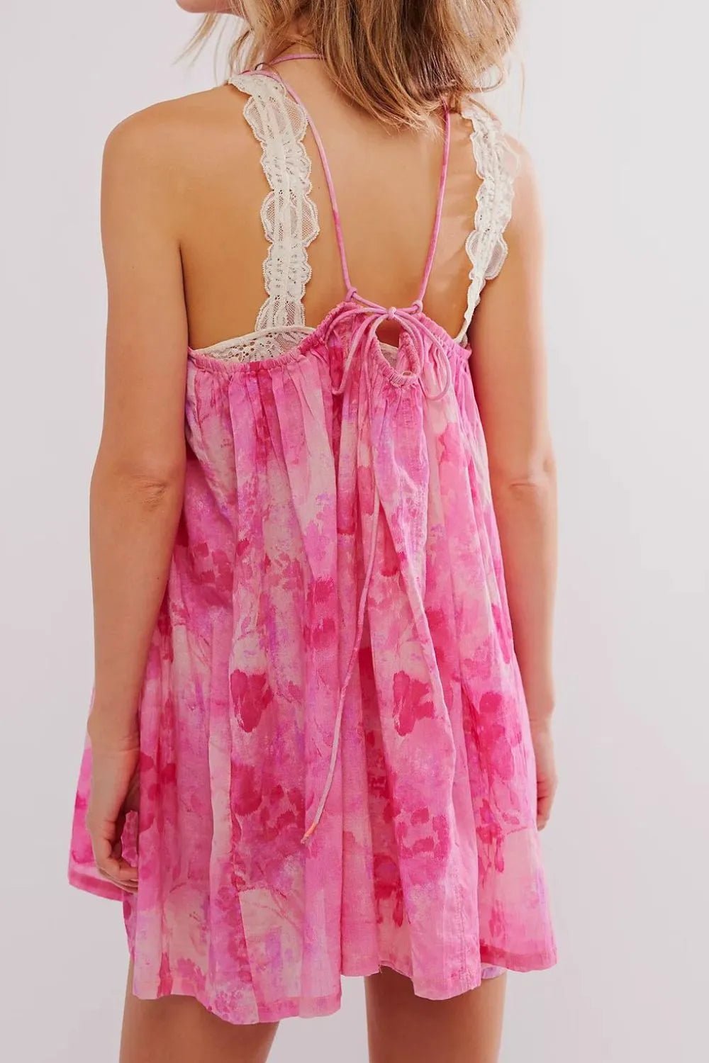Printed Sleeveless Summer Mini Dress - adritiX