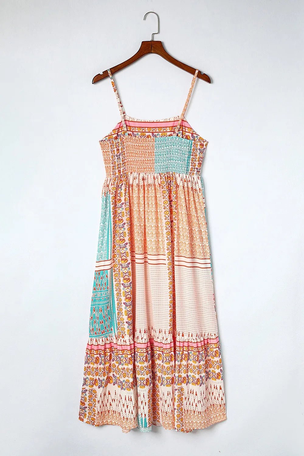 Printed Square Neck Cami Dress - adritiX
