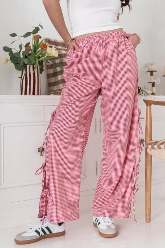 Side Tied Pants with Pockets - adritiX
