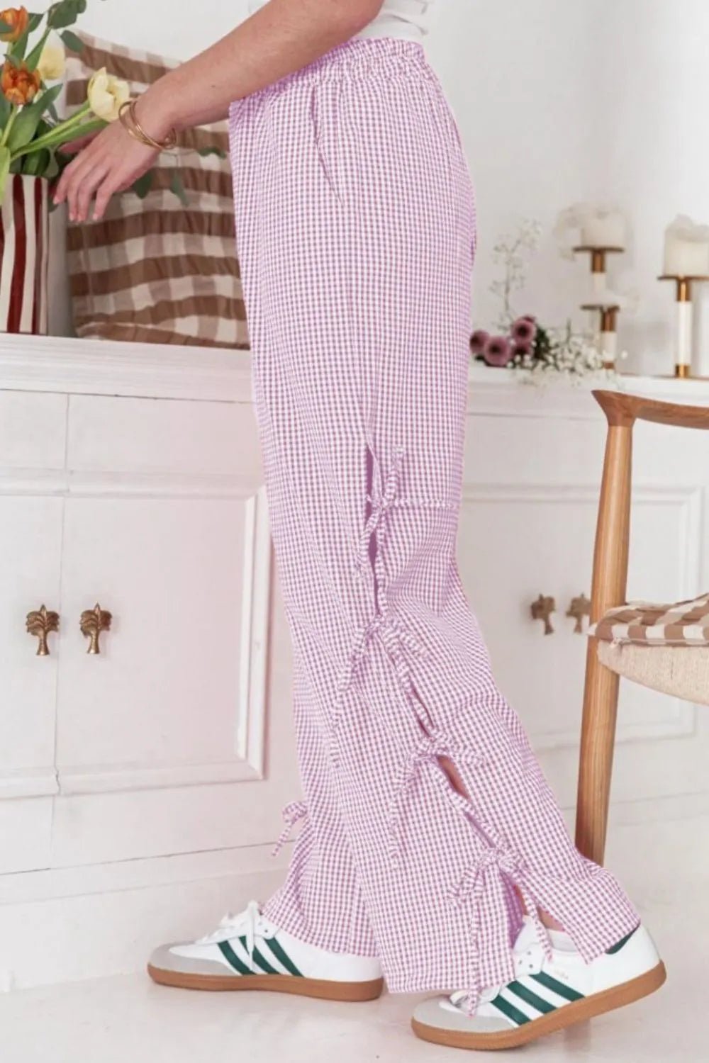 Side Tied Pants with Pockets - adritiX