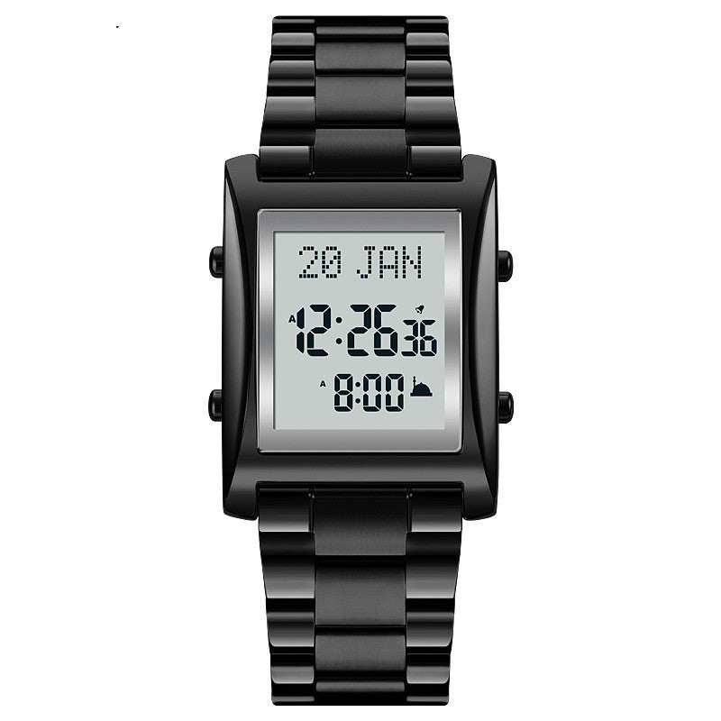 SKMEI 1815 Muslim Islamic Azan Prayer Watch Qibla Direction Multifunctional Digital Watches - adritiX
