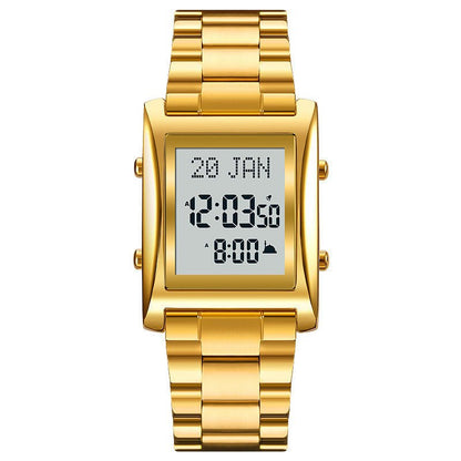 SKMEI 1815 Muslim Islamic Azan Prayer Watch Qibla Direction Multifunctional Digital Watches - adritiX