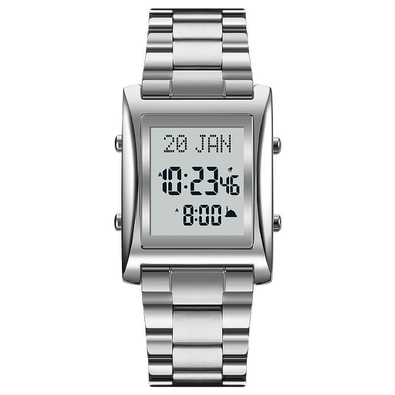 SKMEI 1815 Muslim Islamic Azan Prayer Watch Qibla Direction Multifunctional Digital Watches - adritiX
