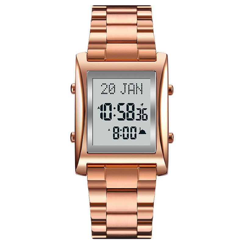 SKMEI 1815 Muslim Islamic Azan Prayer Watch Qibla Direction Multifunctional Digital Watches - adritiX